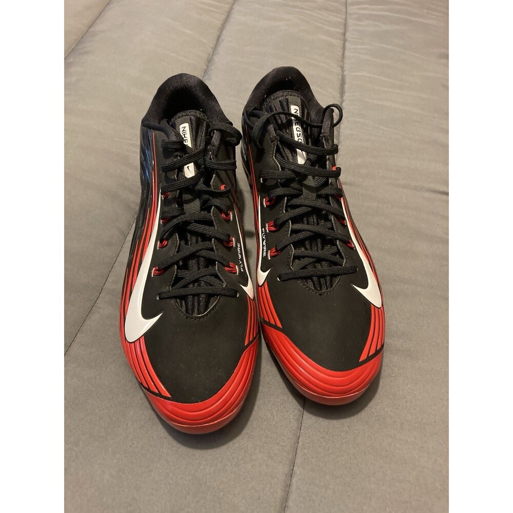 NIKE FLYWIRE VAPOR LUNARLON NIKEBSBL METAL BASEBALL CLEATS SIZE 13